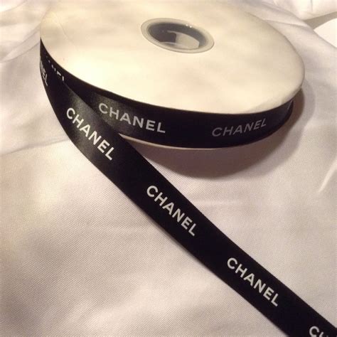 chanel logo ribbon.